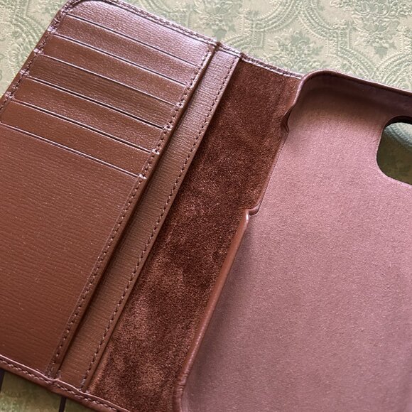 NWT GUCCI GG folio iPhone 15 Case wallet - Picture 5 of 8